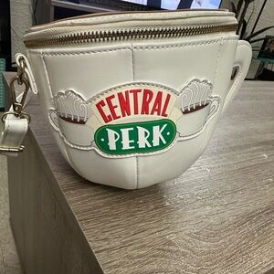 Loungefly Central Perk White Crossbody Bag